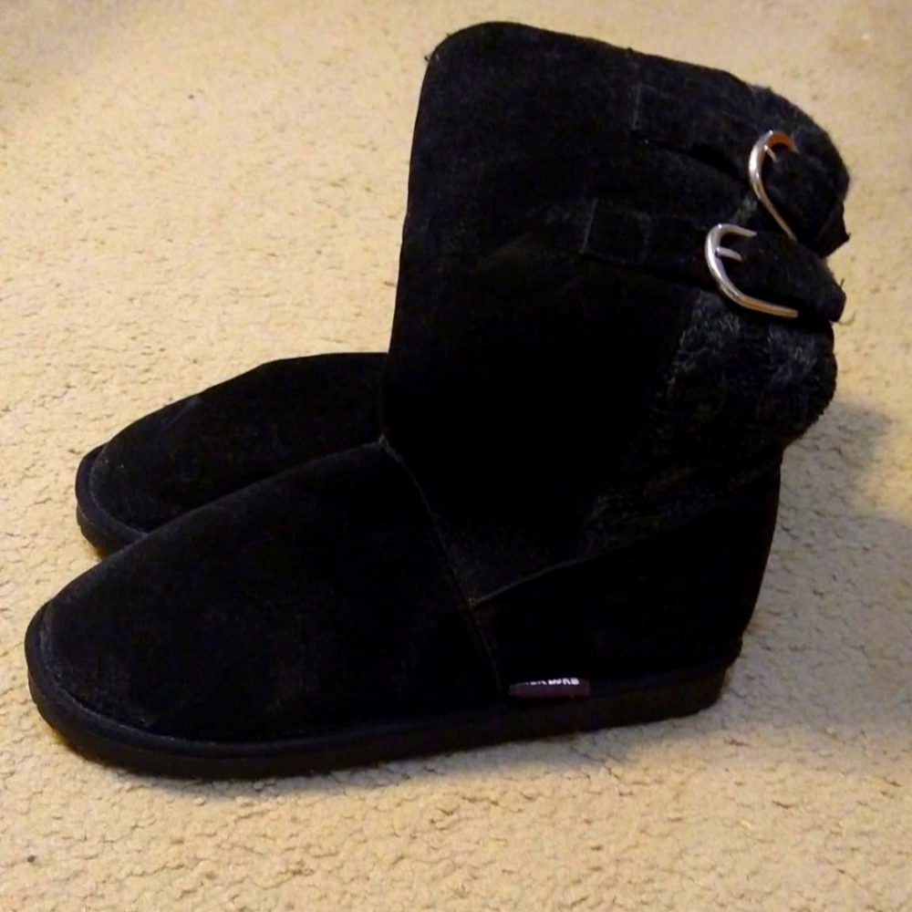 Women's Black Winter Cozy Boots